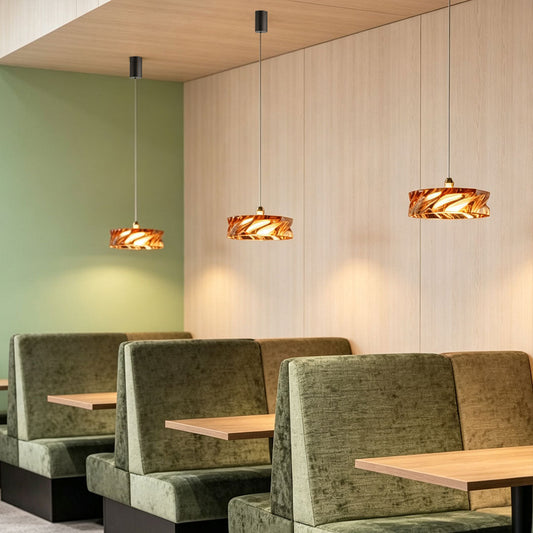 Amber Pendant Light Italian Luxury Atmosphere