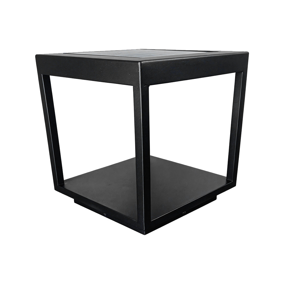 Concrete Pillar Lights Modern Open-Frame Square LED