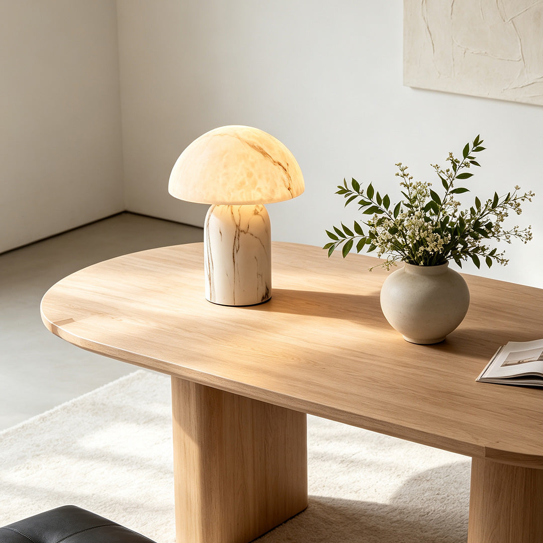 White Contemporary Table Lamps Japanese