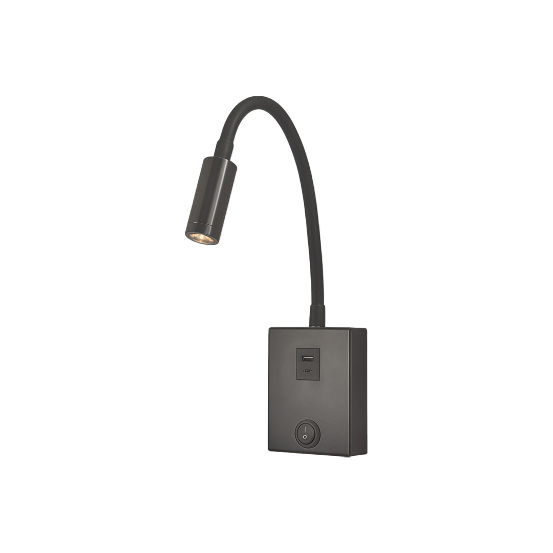 Bedside Reading Wall Lights Creative Black Metal