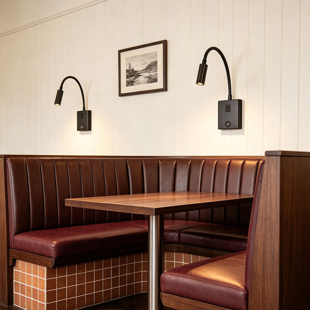 Bedside Reading Wall Lights Creative Black Metal