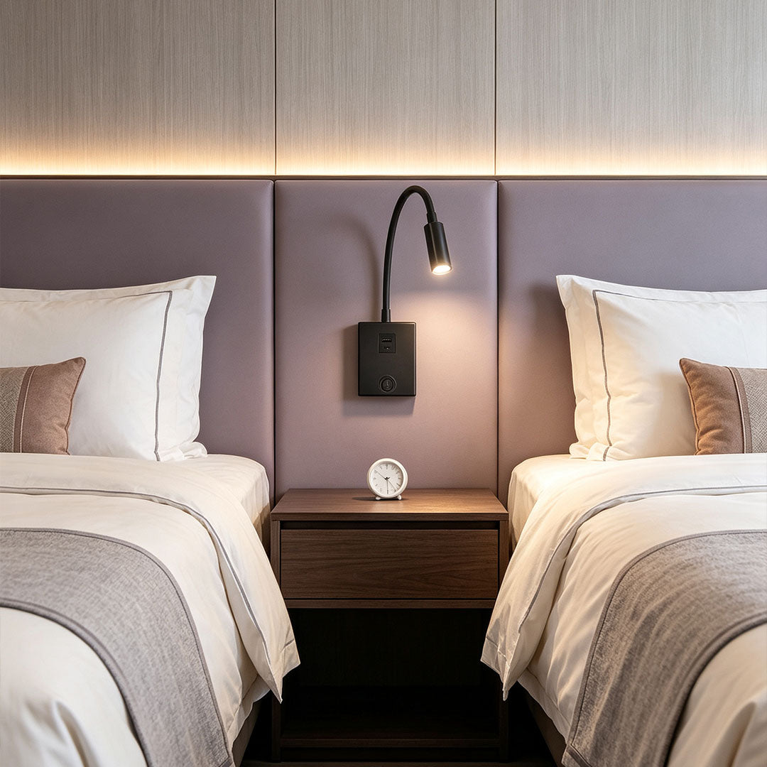 Bedside Reading Wall Lights Creative Black Metal