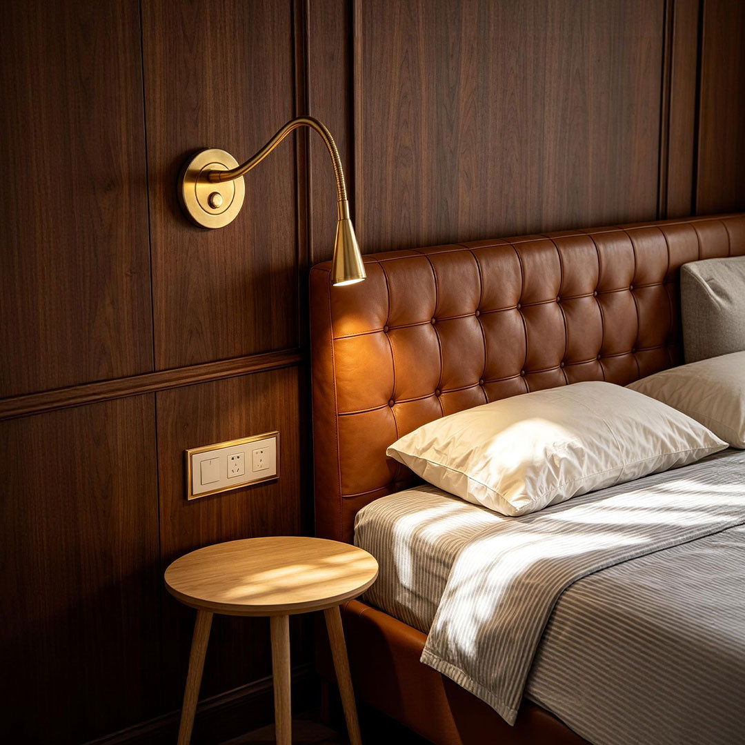 Wall Light with Swing Arm LED Rotatable Flexible