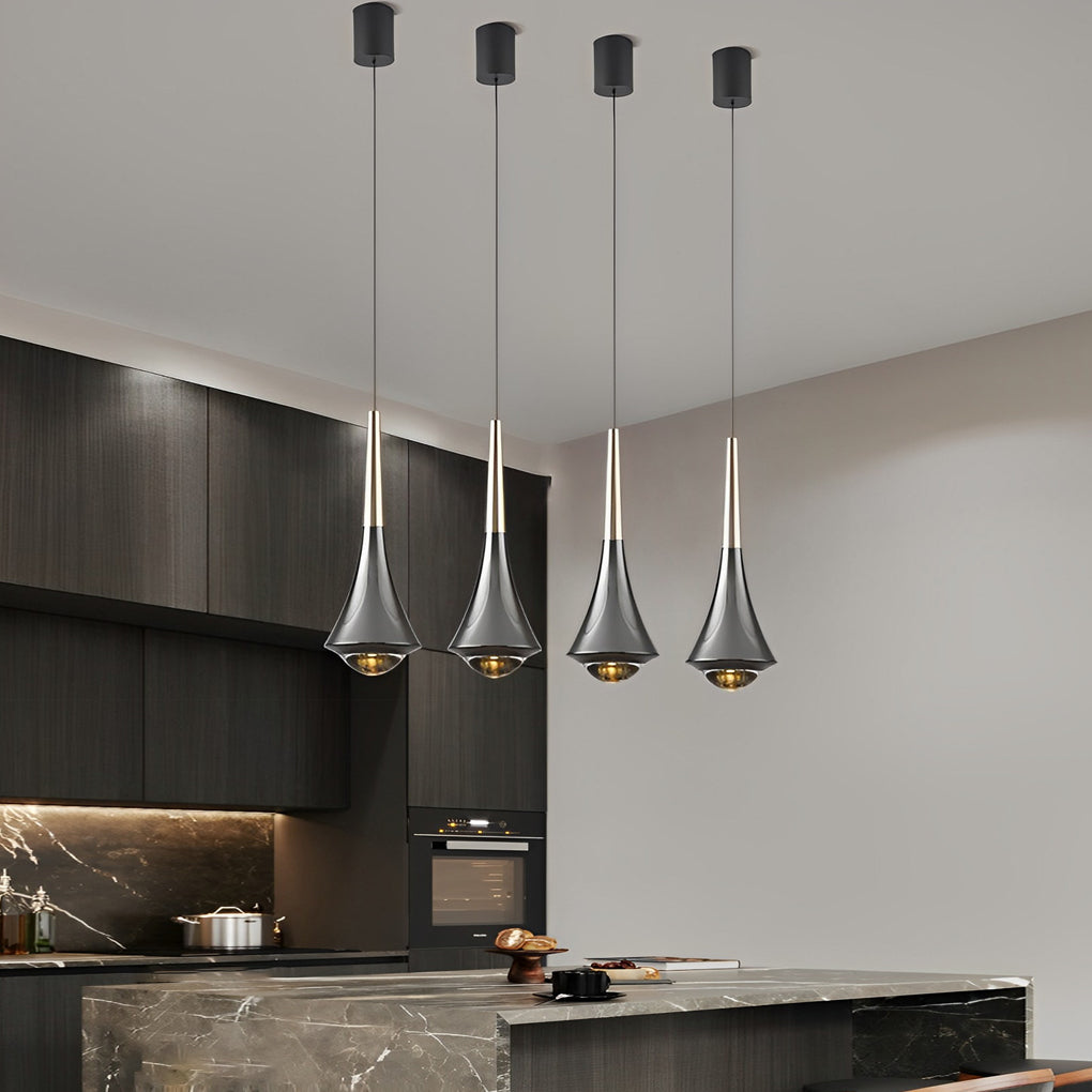 Open-Box Black Cone Pendant Lights Modern Creative LED