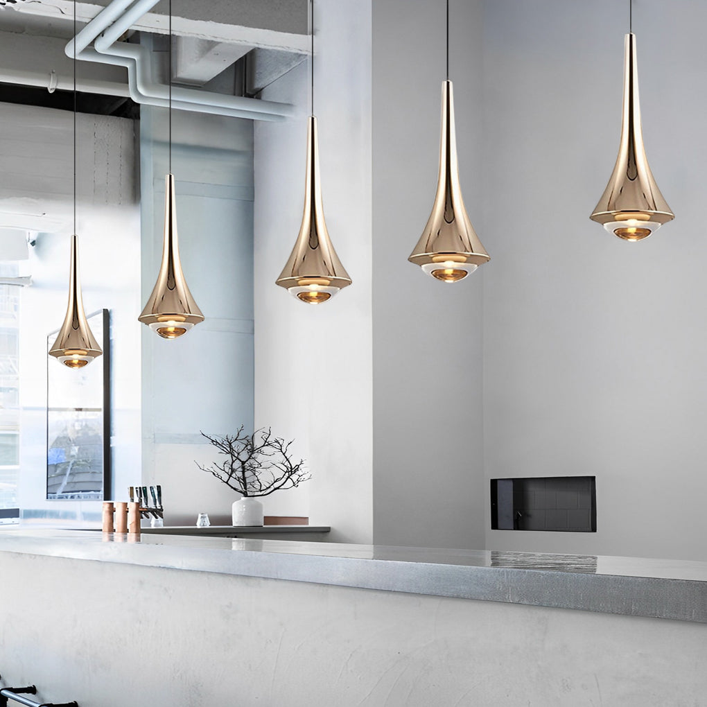 Open-Box Black Cone Pendant Lights Modern Creative LED