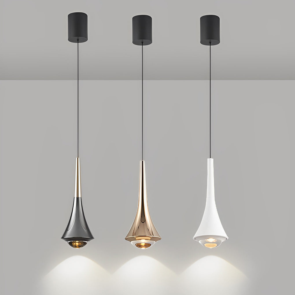Open-Box Black Cone Pendant Lights Modern Creative LED