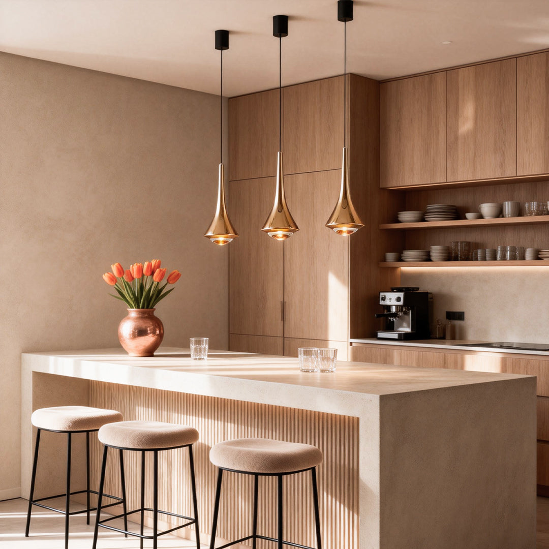 Open-Box Black Cone Pendant Lights Modern Creative LED