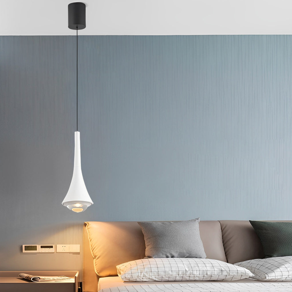 Open-Box Black Cone Pendant Lights Modern Creative LED
