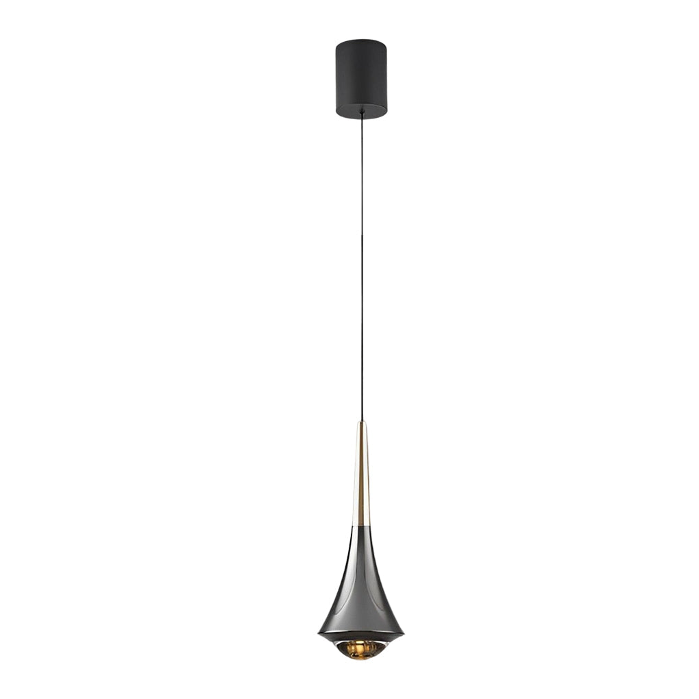 Open-Box Black Cone Pendant Lights Modern Creative LED