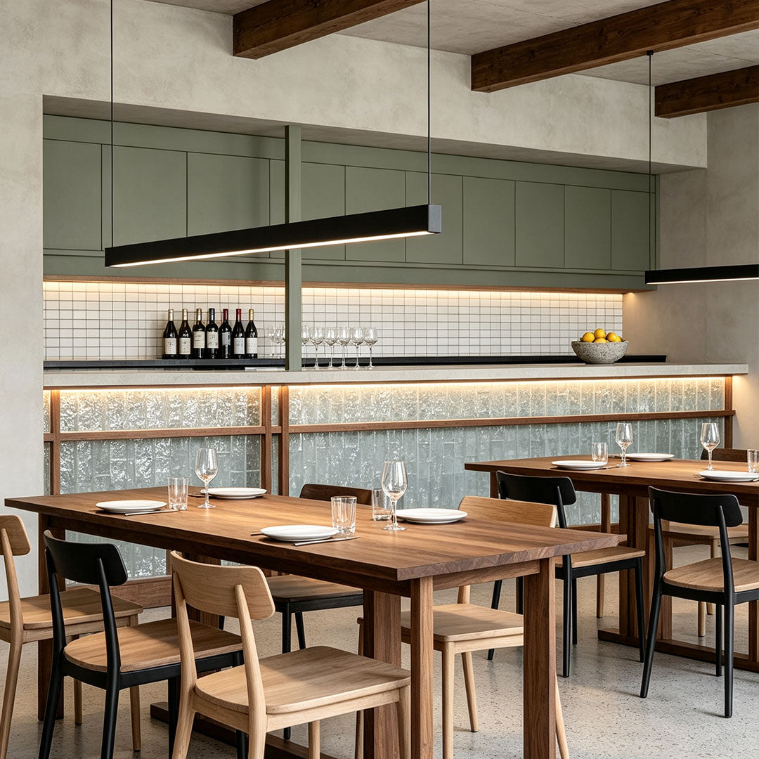 Linear Suspension Light Modern Minimalist LED