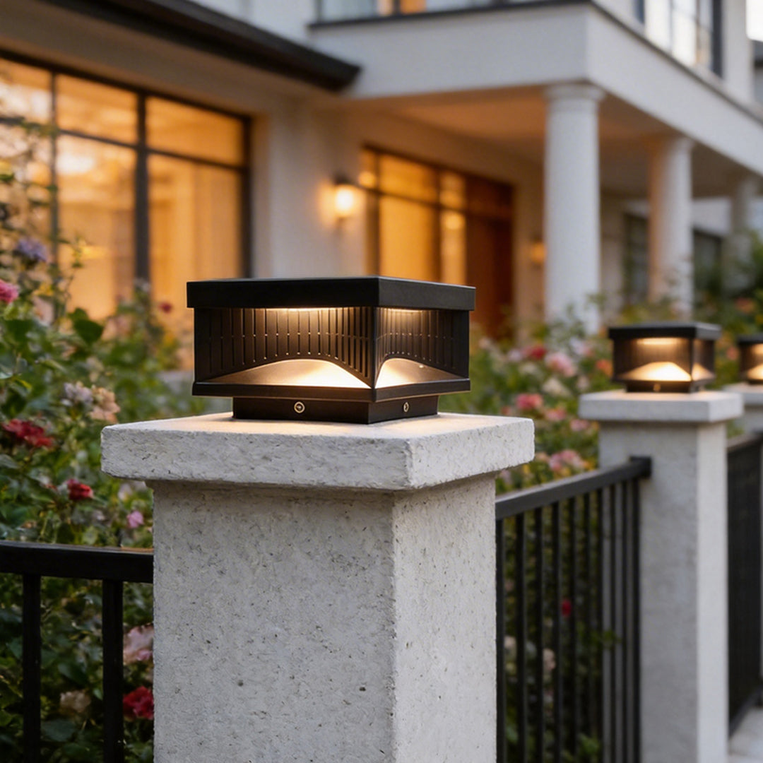 [Open-Box]Square Outdoor Pillar Lights Stripe Decorative LED Light