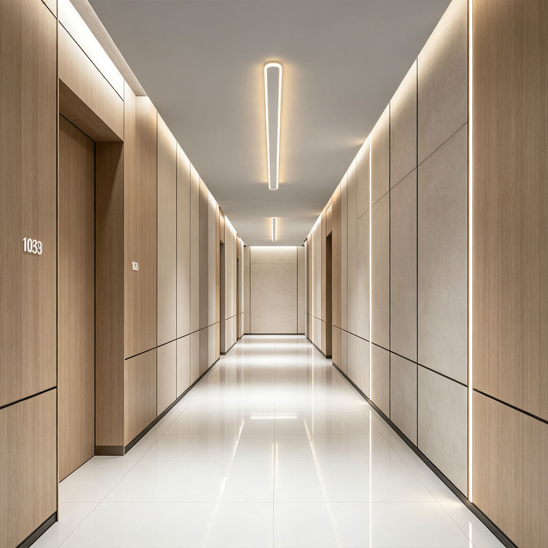 Ceiling Linear Lights Modern Minimalist Metal LED