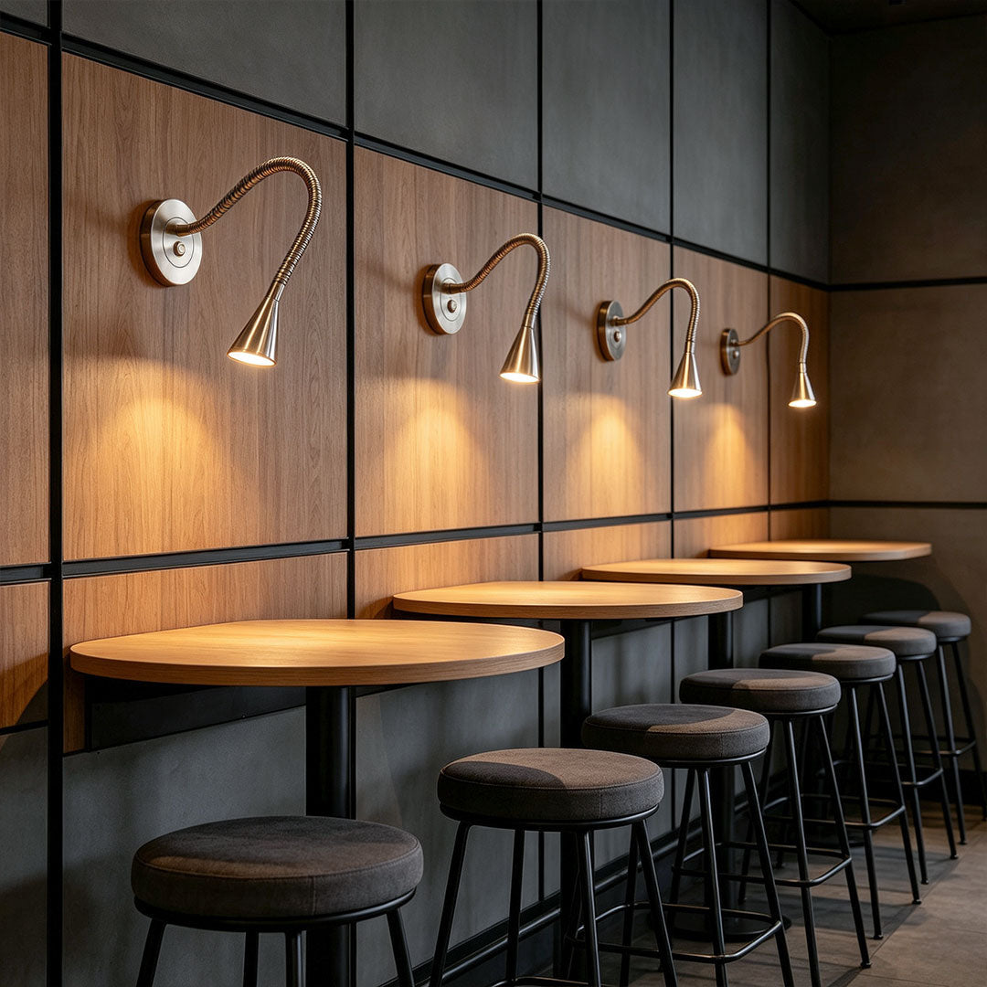 Wall Light with Swing Arm LED Rotatable Flexible