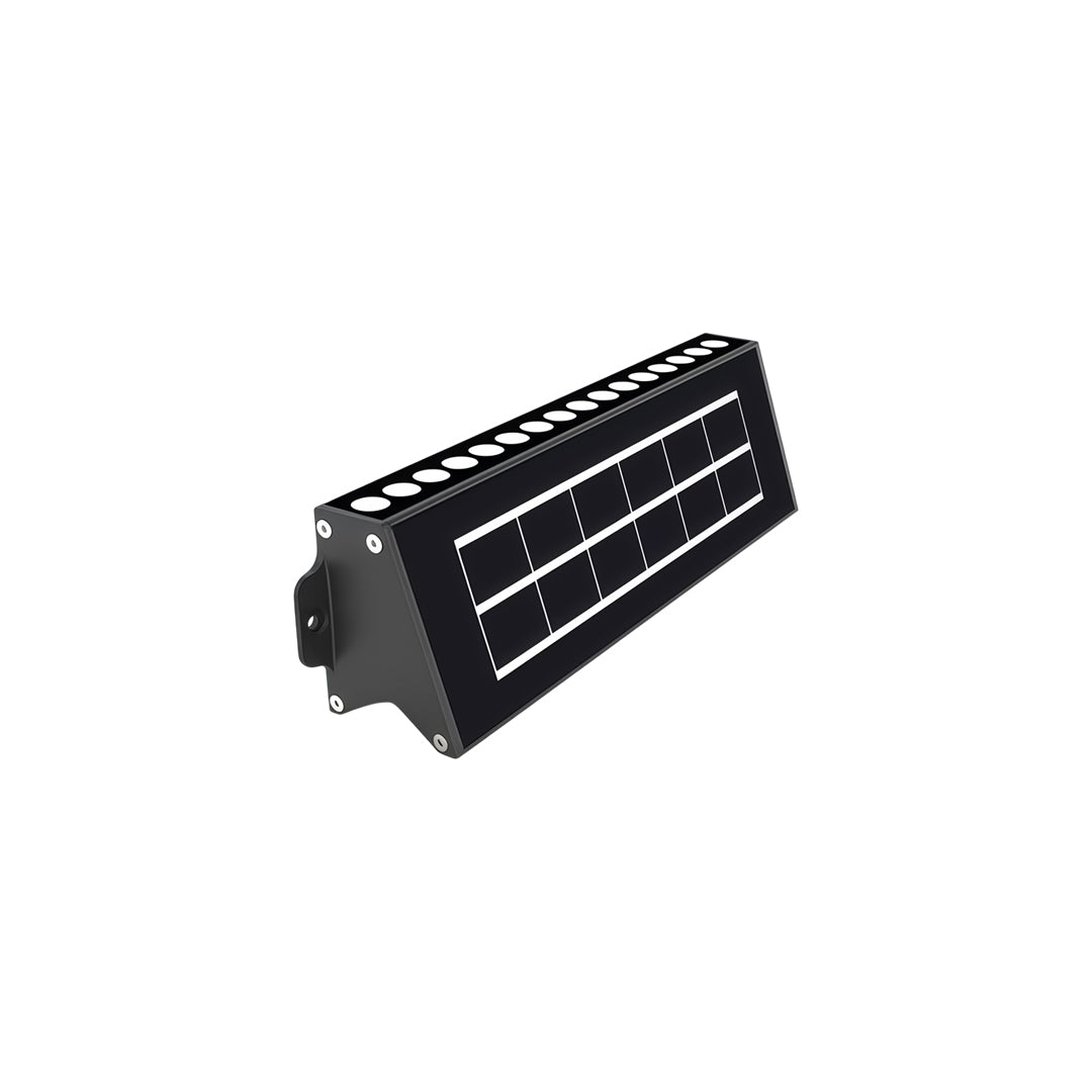 Solar Wall Outdoor Lights Modern Aluminum Washer Lights