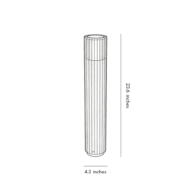 Contemporary Bollard Lighting Outdoor Landscape Light