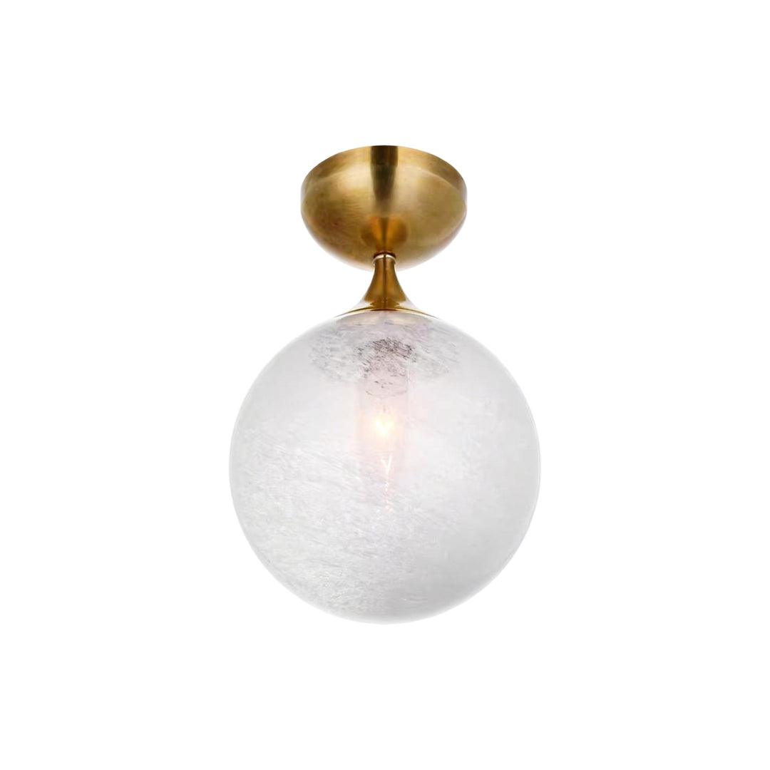 Contemporary Flush Mount Light Fixtures Classic Cloud Glass Light