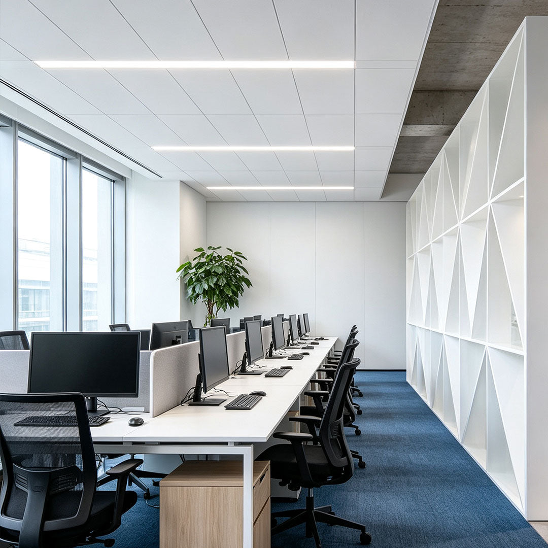 Linear Ceiling Light Modern Minimalist White LED