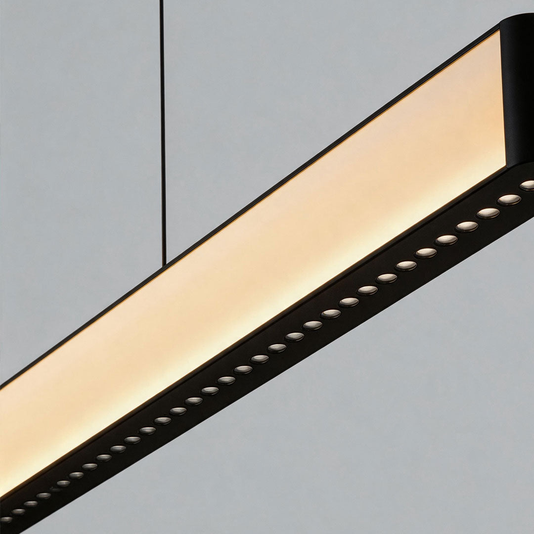Contemporary Linear Chandeliers Luxury RGB Ceiling
