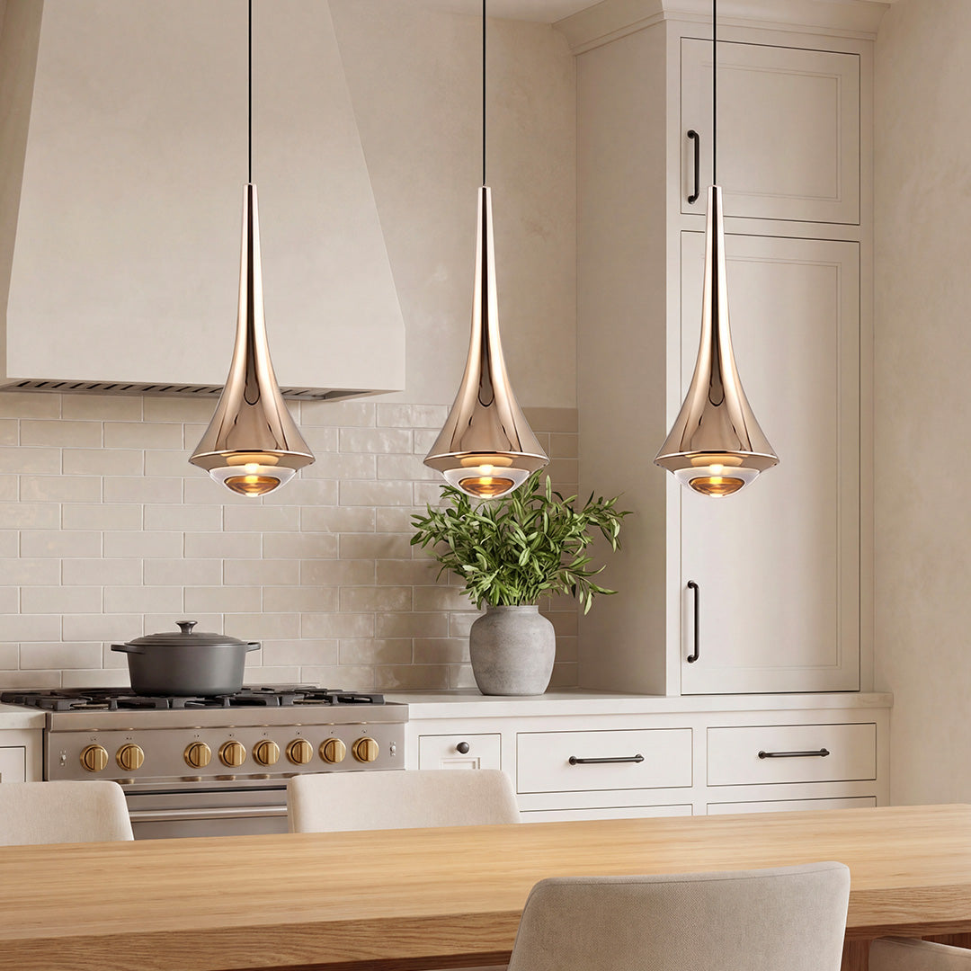 Open-Box Black Cone Pendant Lights Modern Creative LED