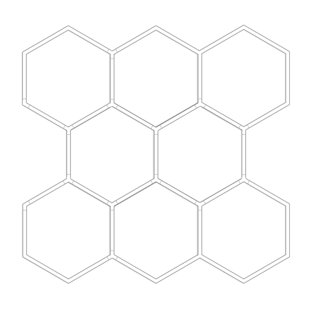 Honeycomb Ceiling Light Modern White LED Industrial Light