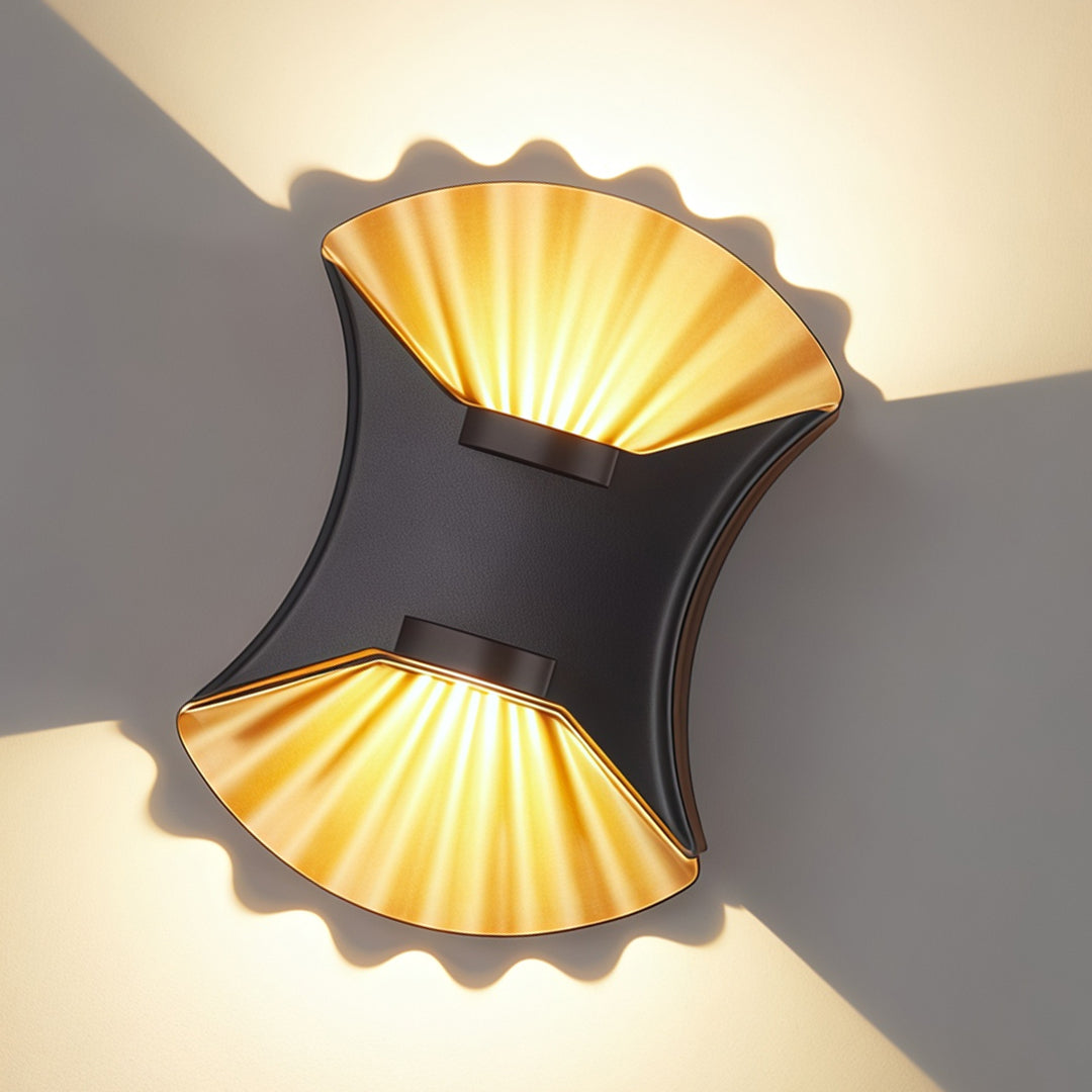 Outdoor up down Wall Light Modern Double-Shell LED Garden Light