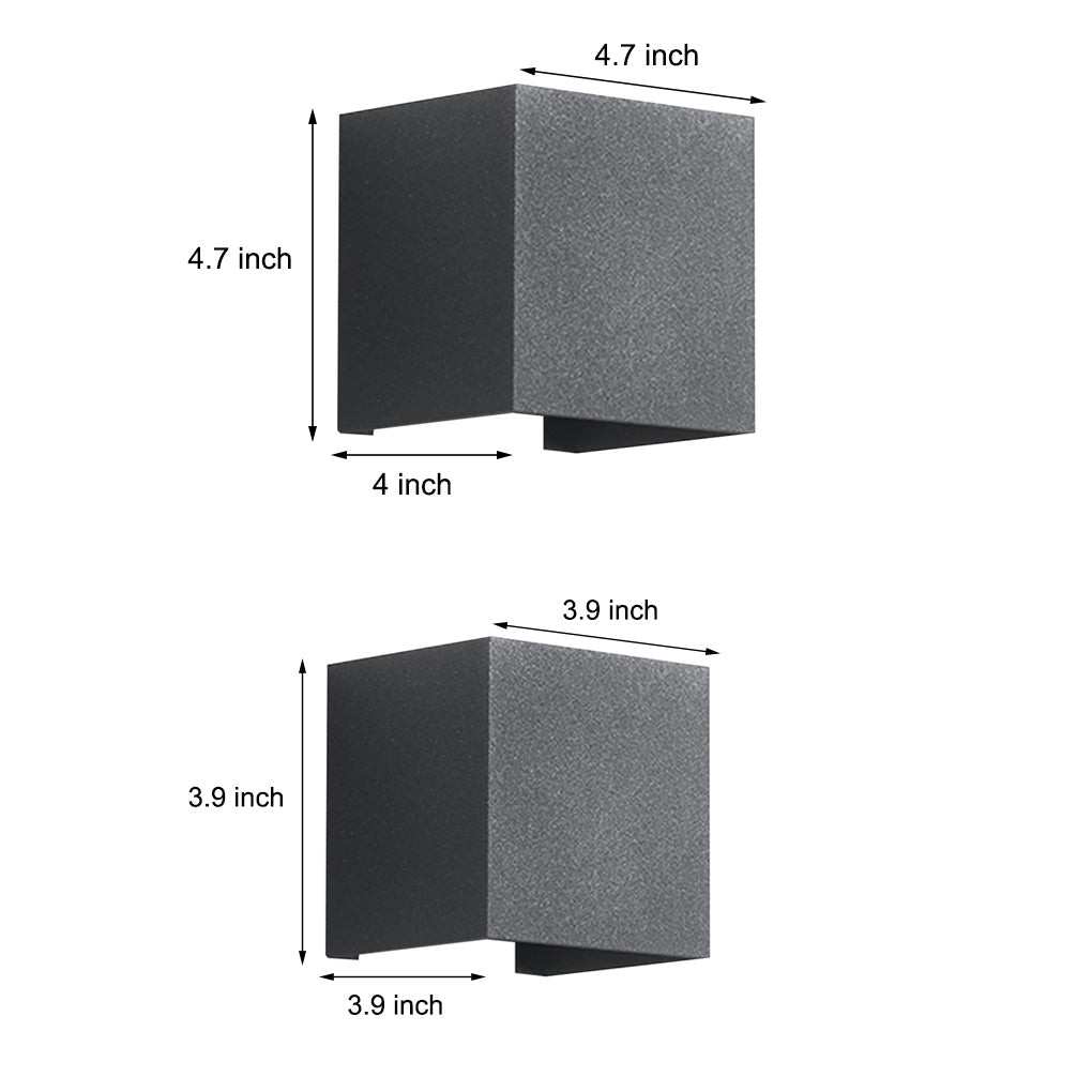 Open-Box Outdoor up down Wall Light Waterproof Adjustable