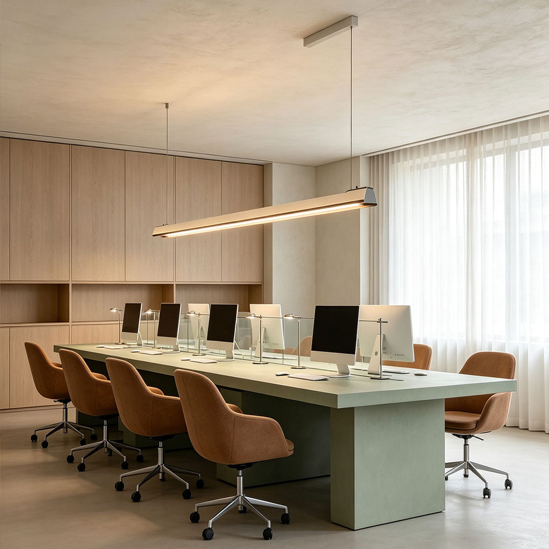 LED Linear Suspension Lighting Modern Minimalist