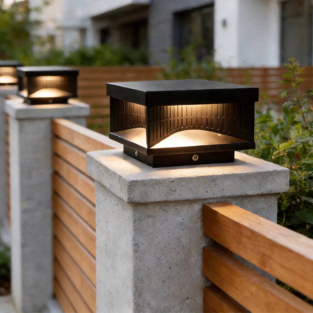 [Open-Box]Square Outdoor Pillar Lights Stripe Decorative LED Light