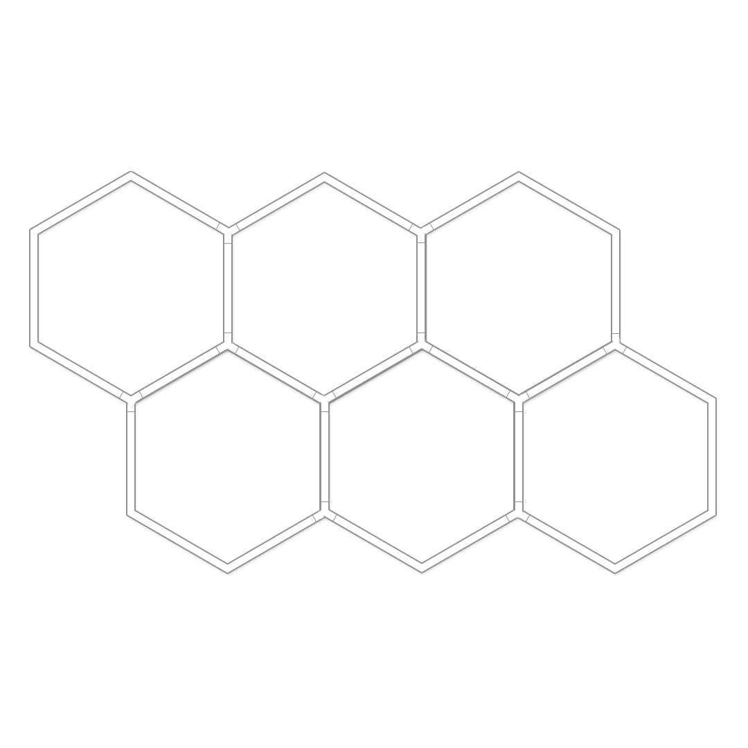 Honeycomb Ceiling Light Modern White LED Industrial Light
