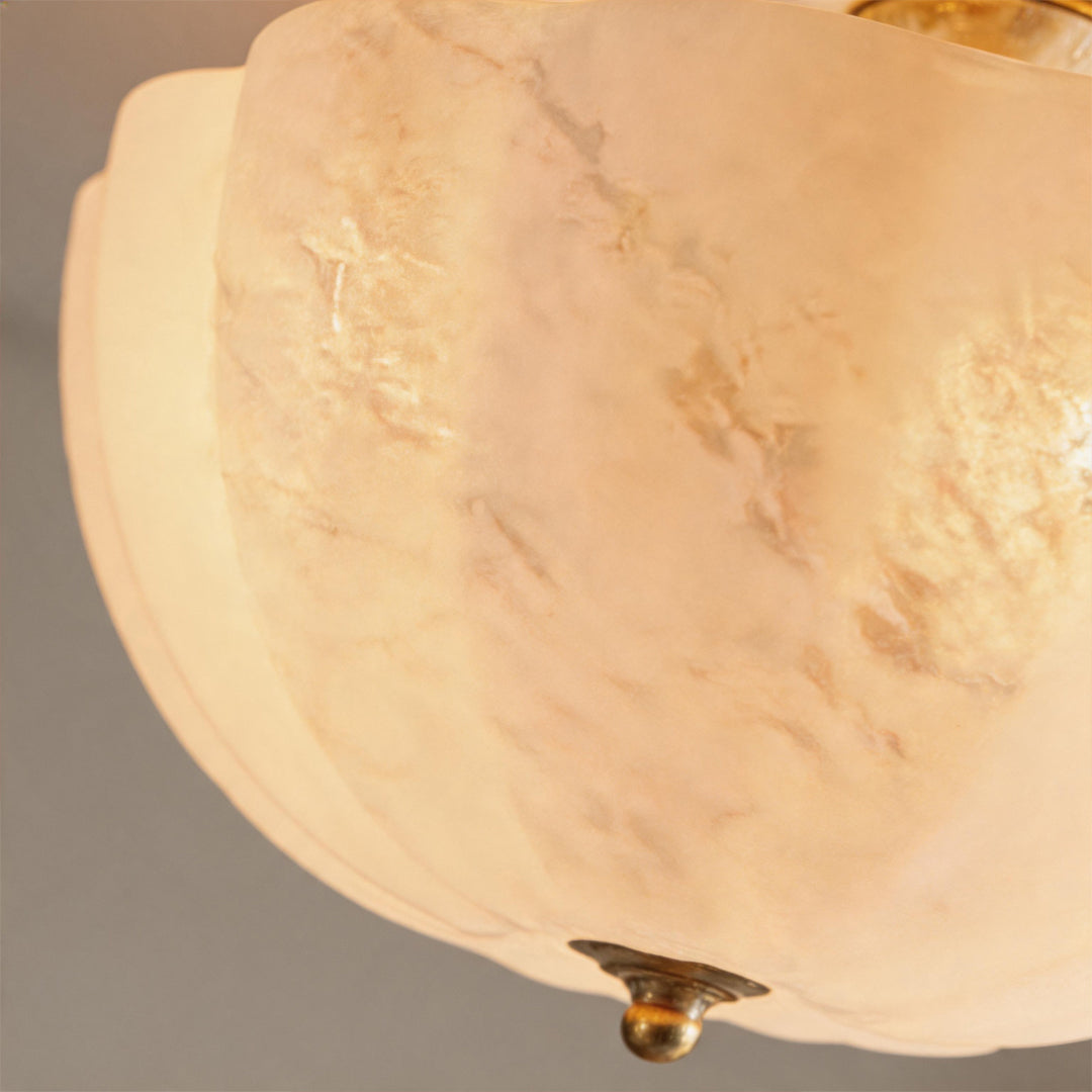 Glass Ceiling Lights Modern Copper Flush Mount Lights