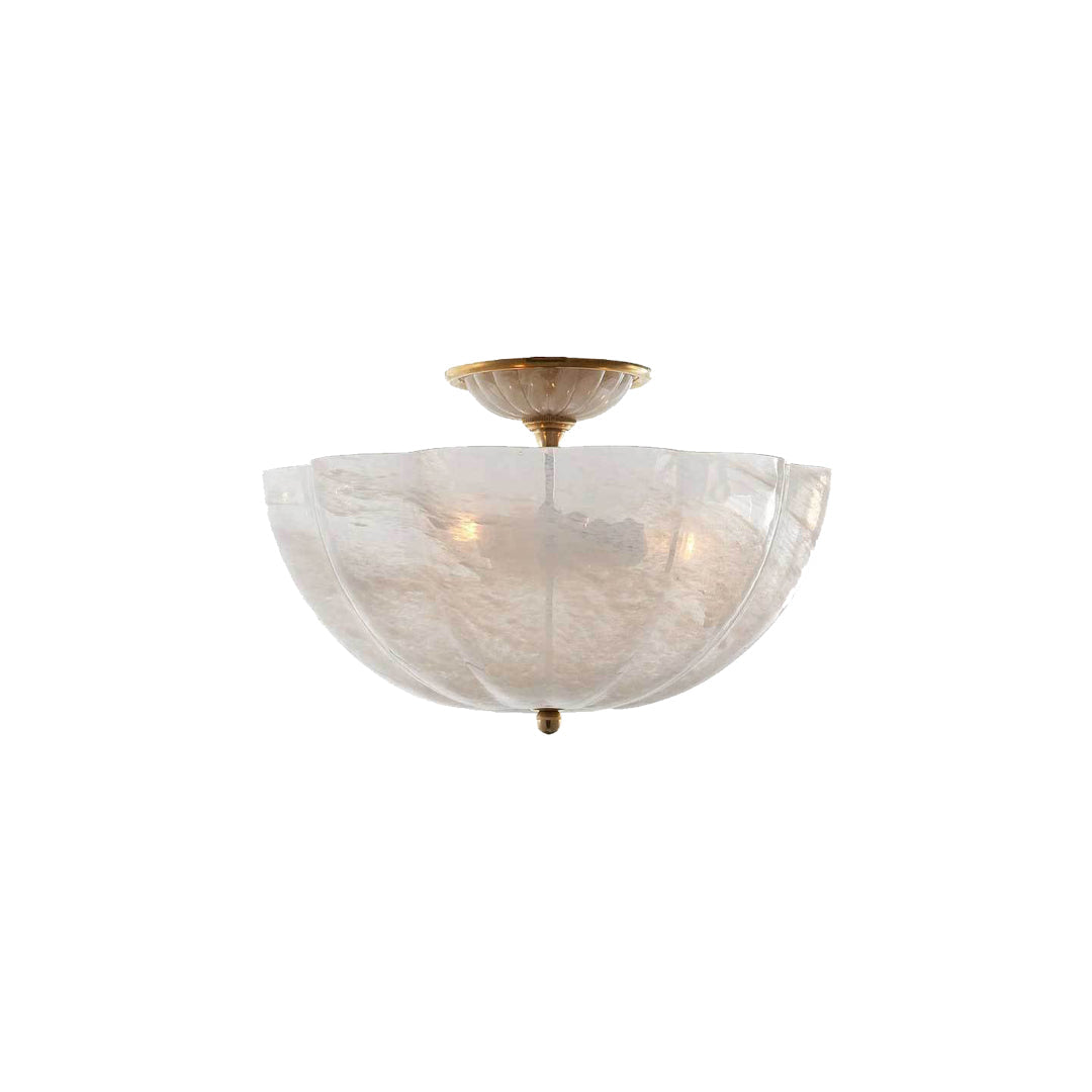 Glass Ceiling Lights Modern Copper Flush Mount Lights