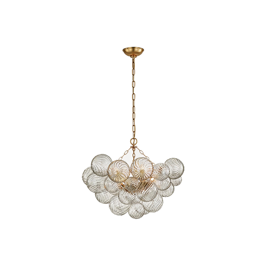 Glass Chandelier Art Modern Swirl Bubble Ceiling Light