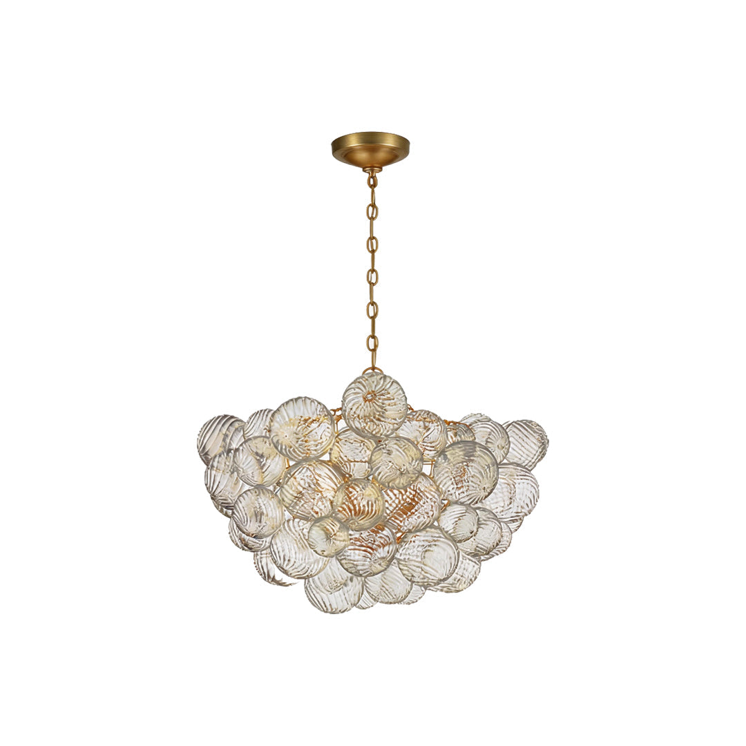 Glass Chandelier Art Modern Swirl Bubble Ceiling Light