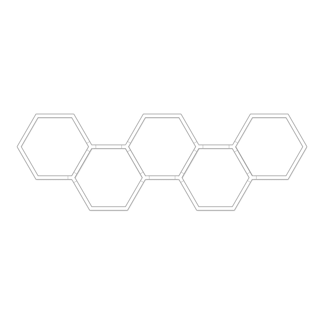 Honeycomb Ceiling Light Modern White LED Industrial Light