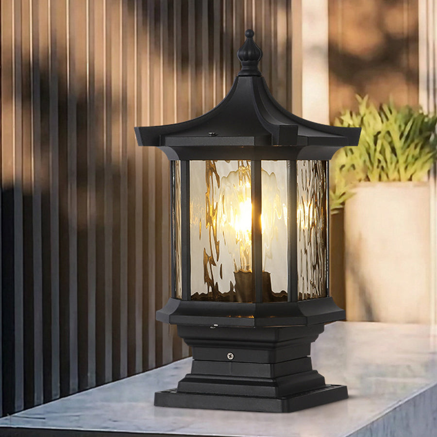 Lantern Pillar Lights European-Style Vintage Outdoor