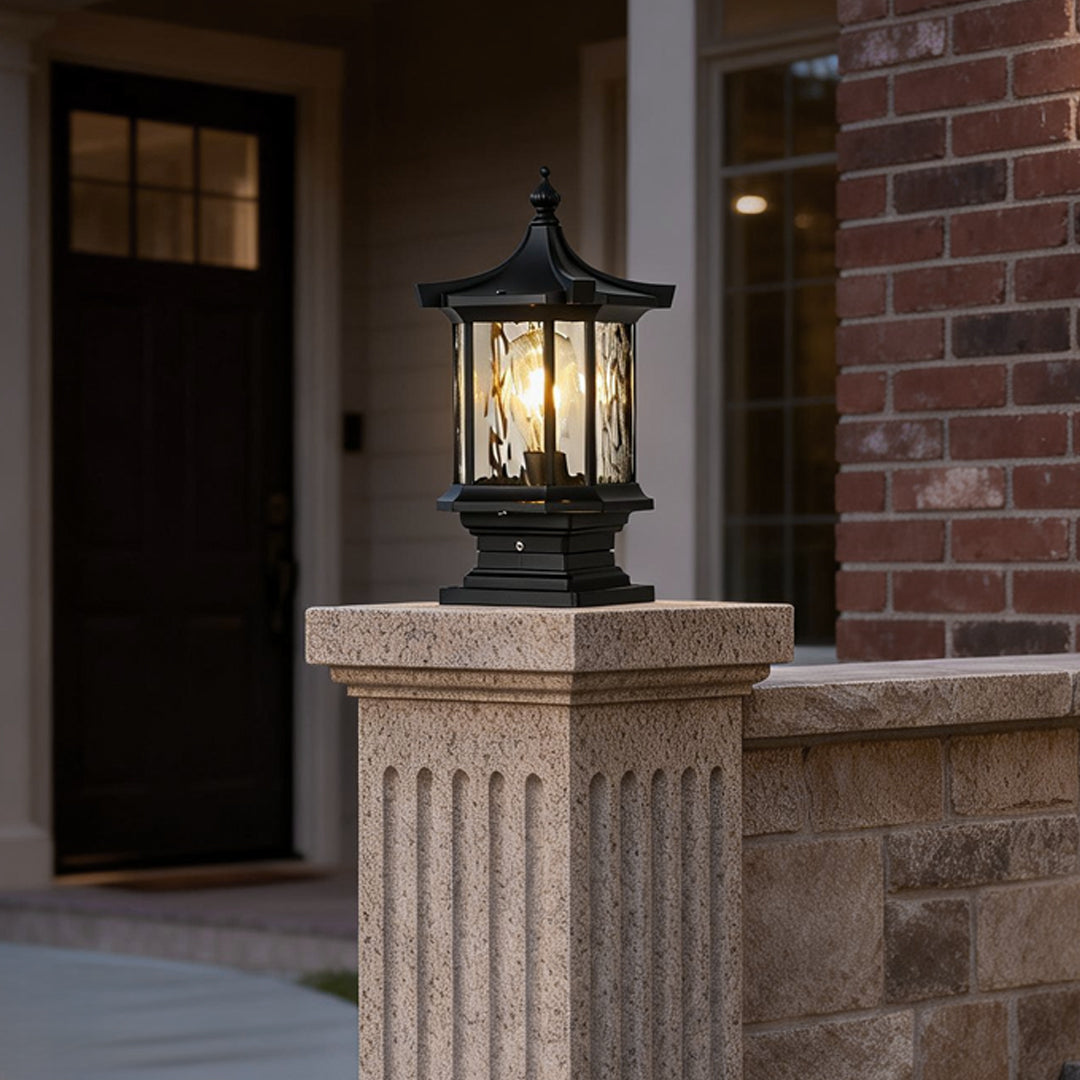 Lantern Pillar Lights European-Style Vintage Outdoor