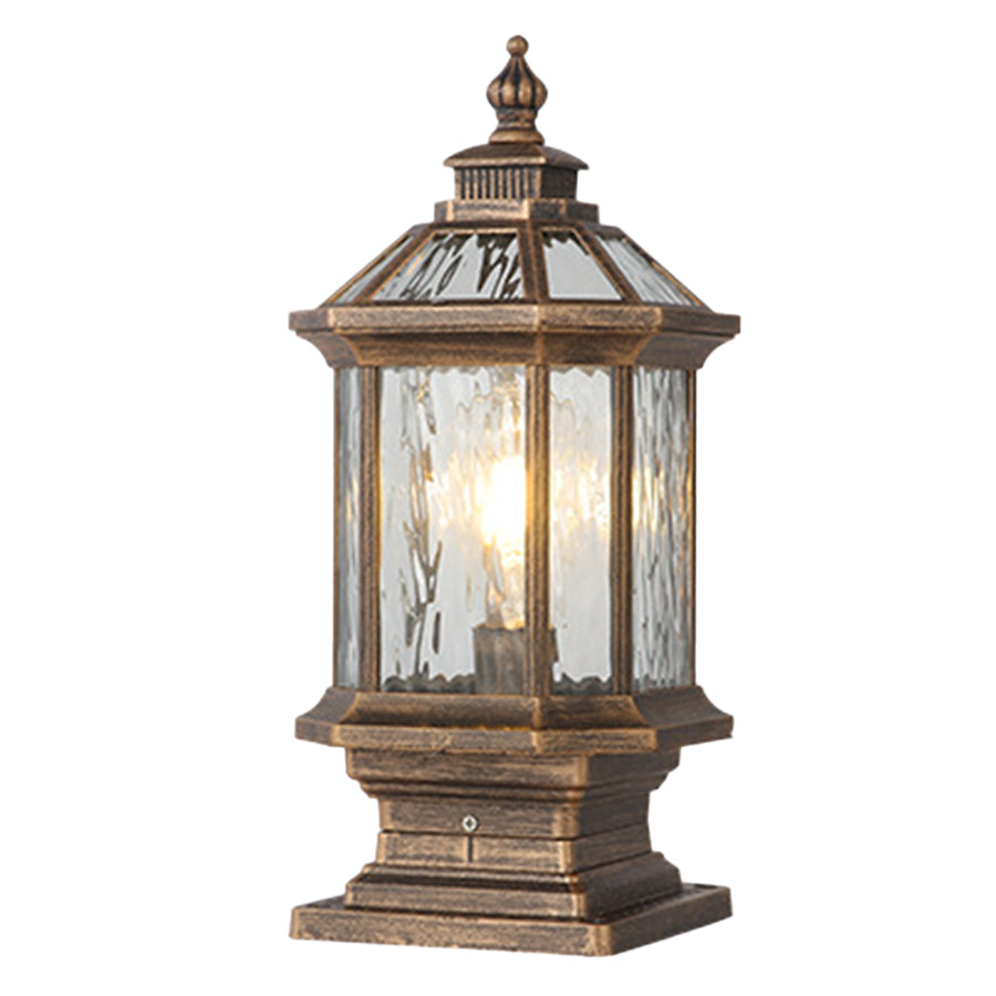 Lantern Pillar Lights European-Style Vintage Outdoor