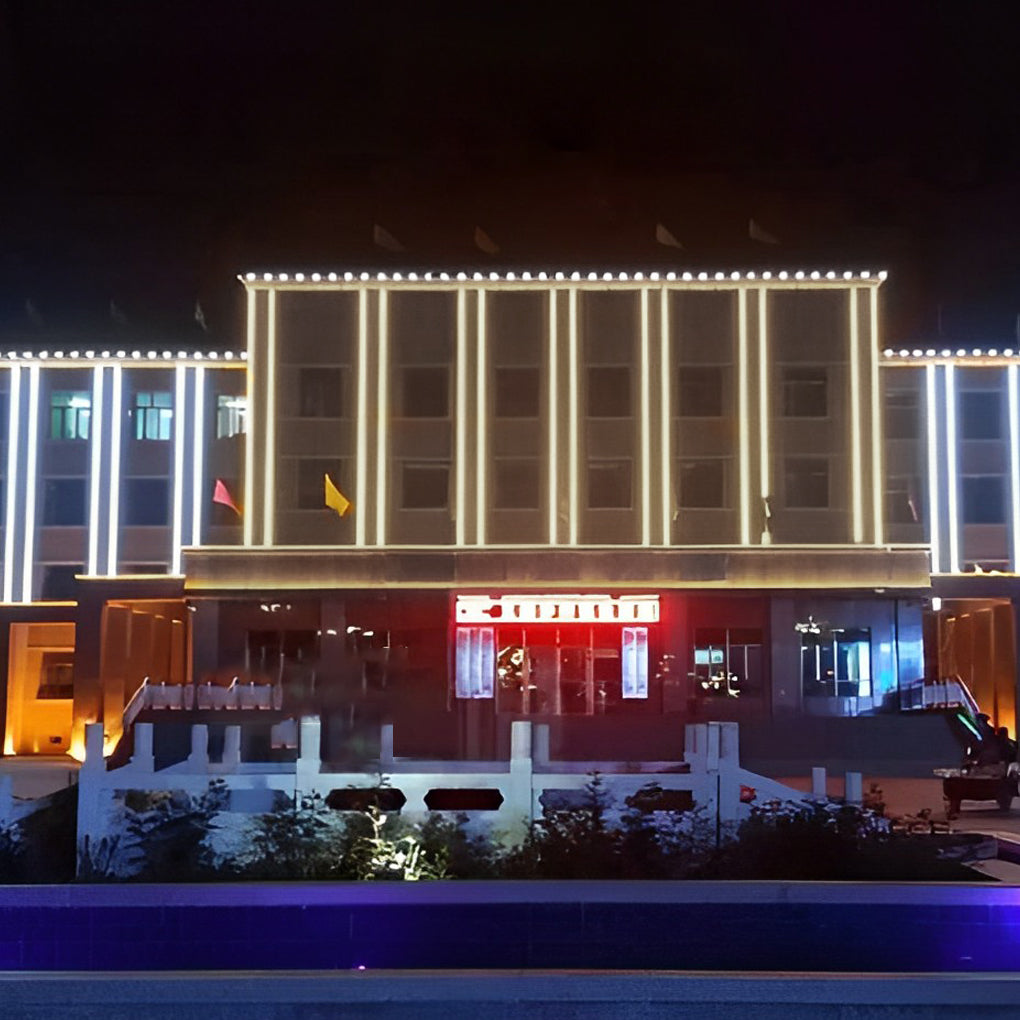 Open-Box LED Building Facade Lighting Outdoor Linear Wall