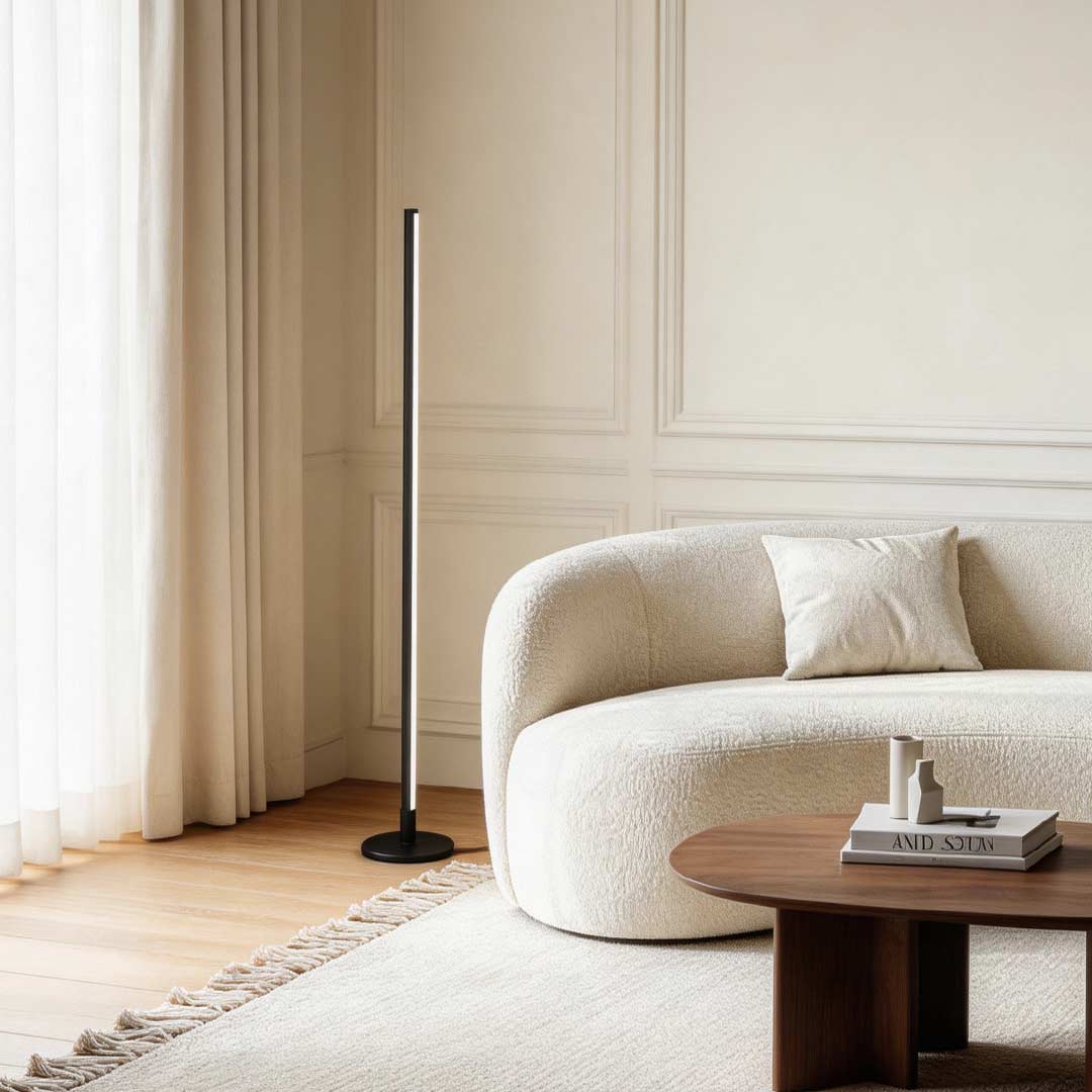 Open-Box Linear Floor Lamp Minimalist Modern LED Ambient