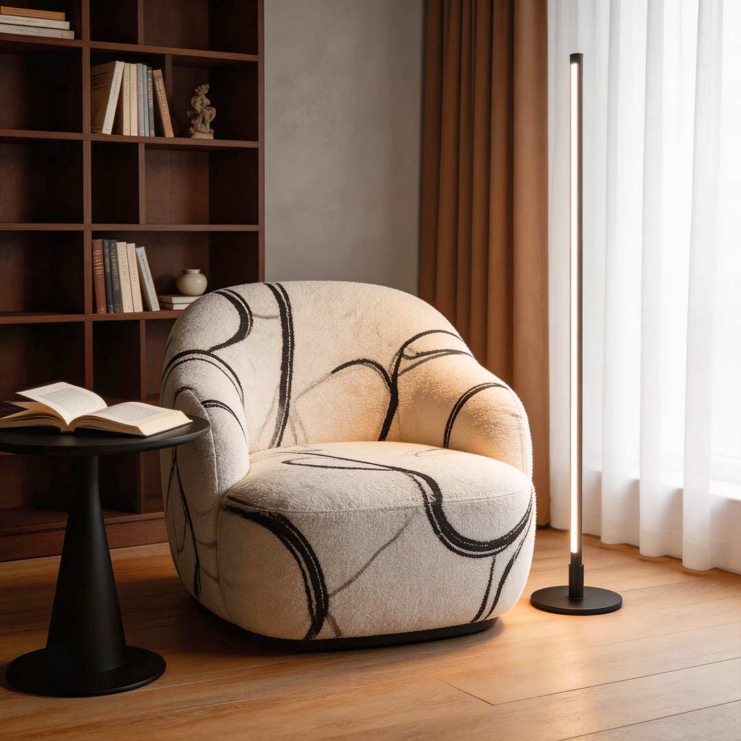 Open-Box Linear Floor Lamp Minimalist Modern LED Ambient
