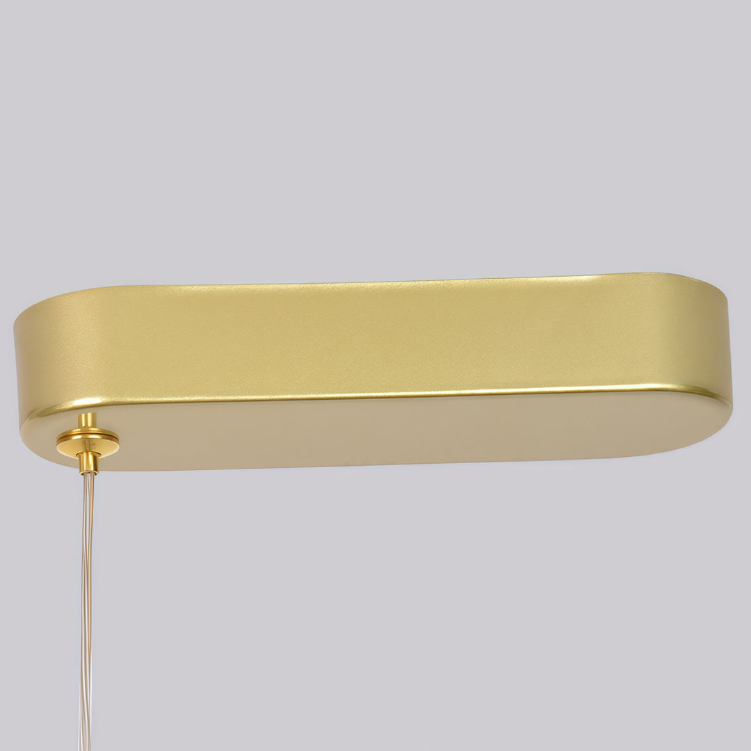 Linear Gold Pendant Light Modular LED Ceiling Light