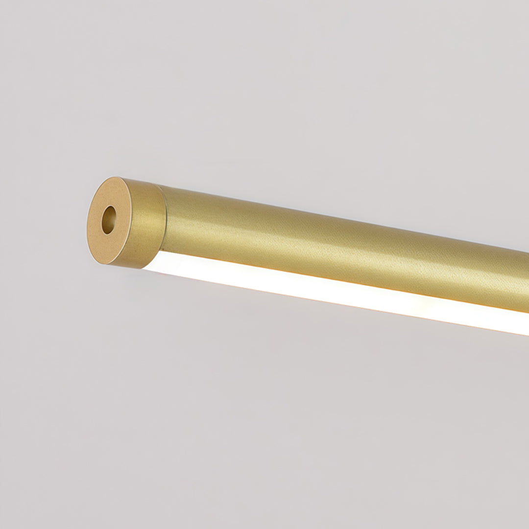 Linear Gold Pendant Light Modular LED Ceiling Light