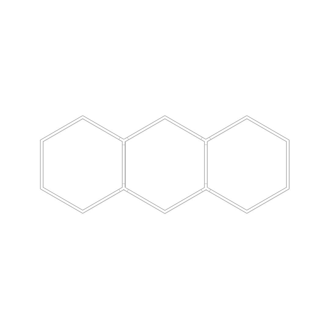 Honeycomb Ceiling Light Modern White LED Industrial Light
