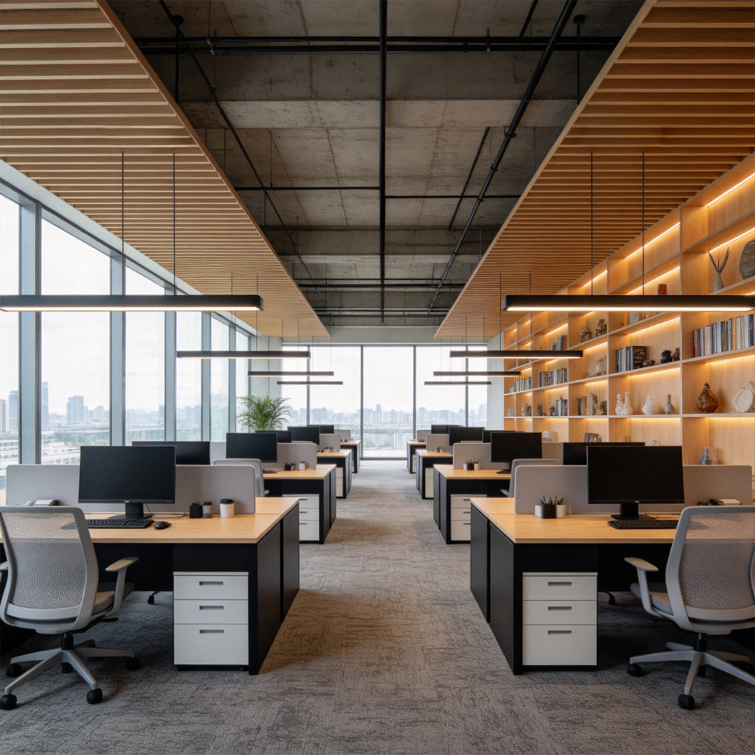 Linear Suspension Lighting Fixtures Modern Aluminum