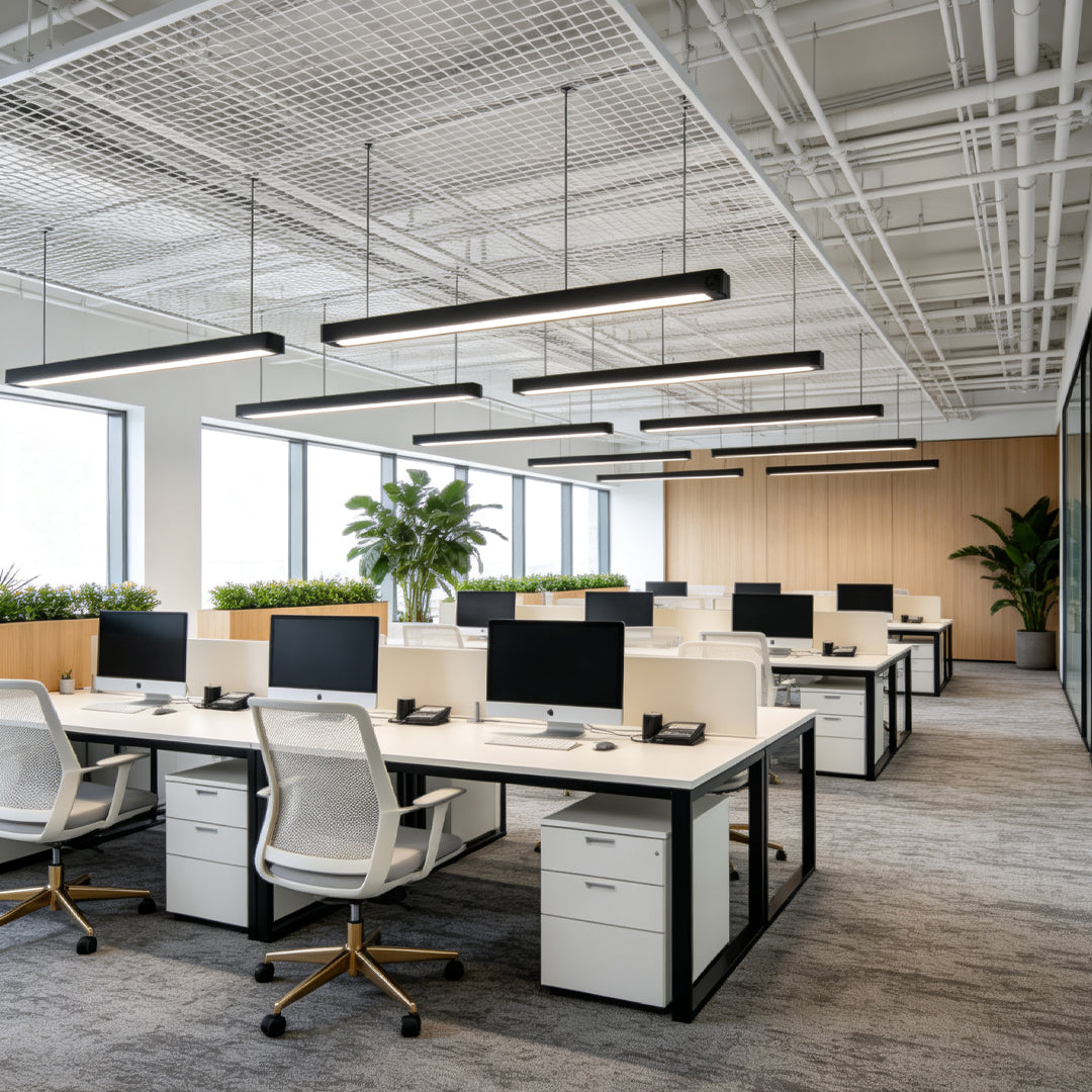 Linear Suspension Lighting Fixtures Modern Aluminum