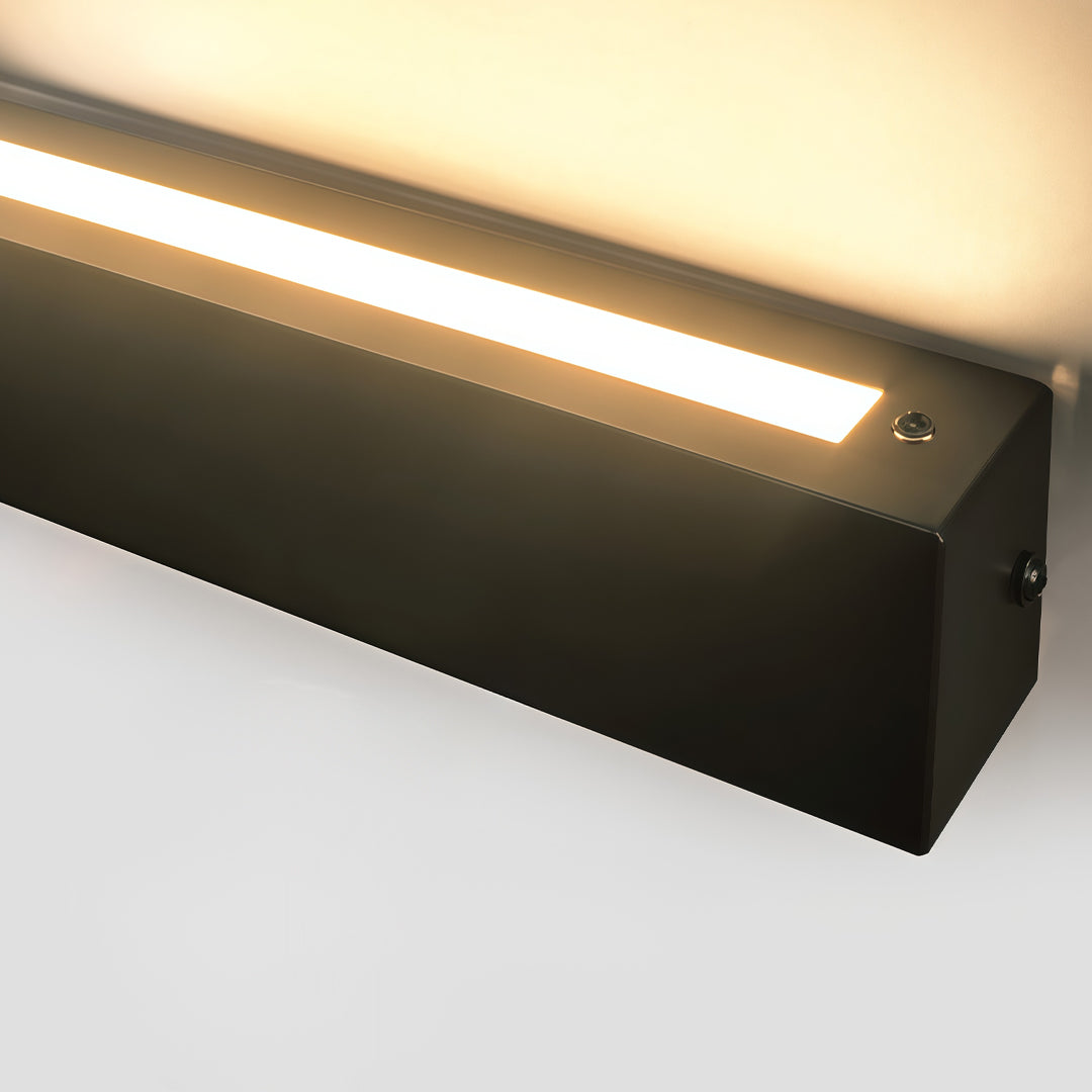 Linear Wall Sconces and Spotlight for TV Background