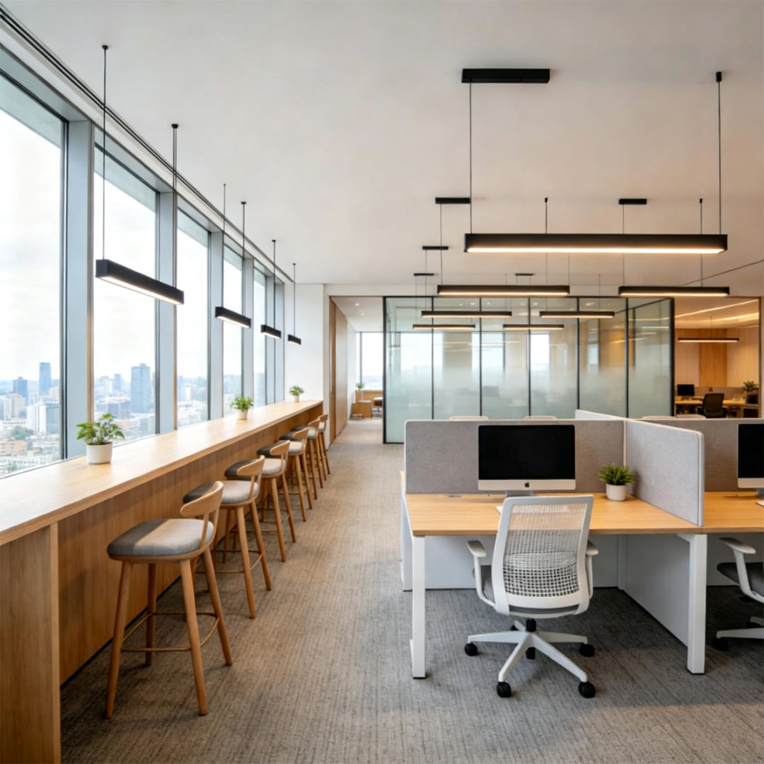 Linear Suspension Light Modern Minimalist LED