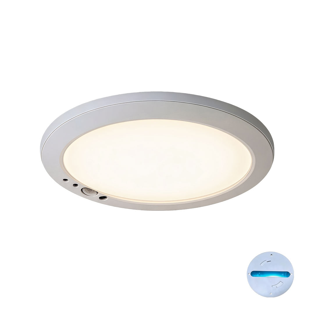 White Flush Mount Ceiling Light USB Rechargeable