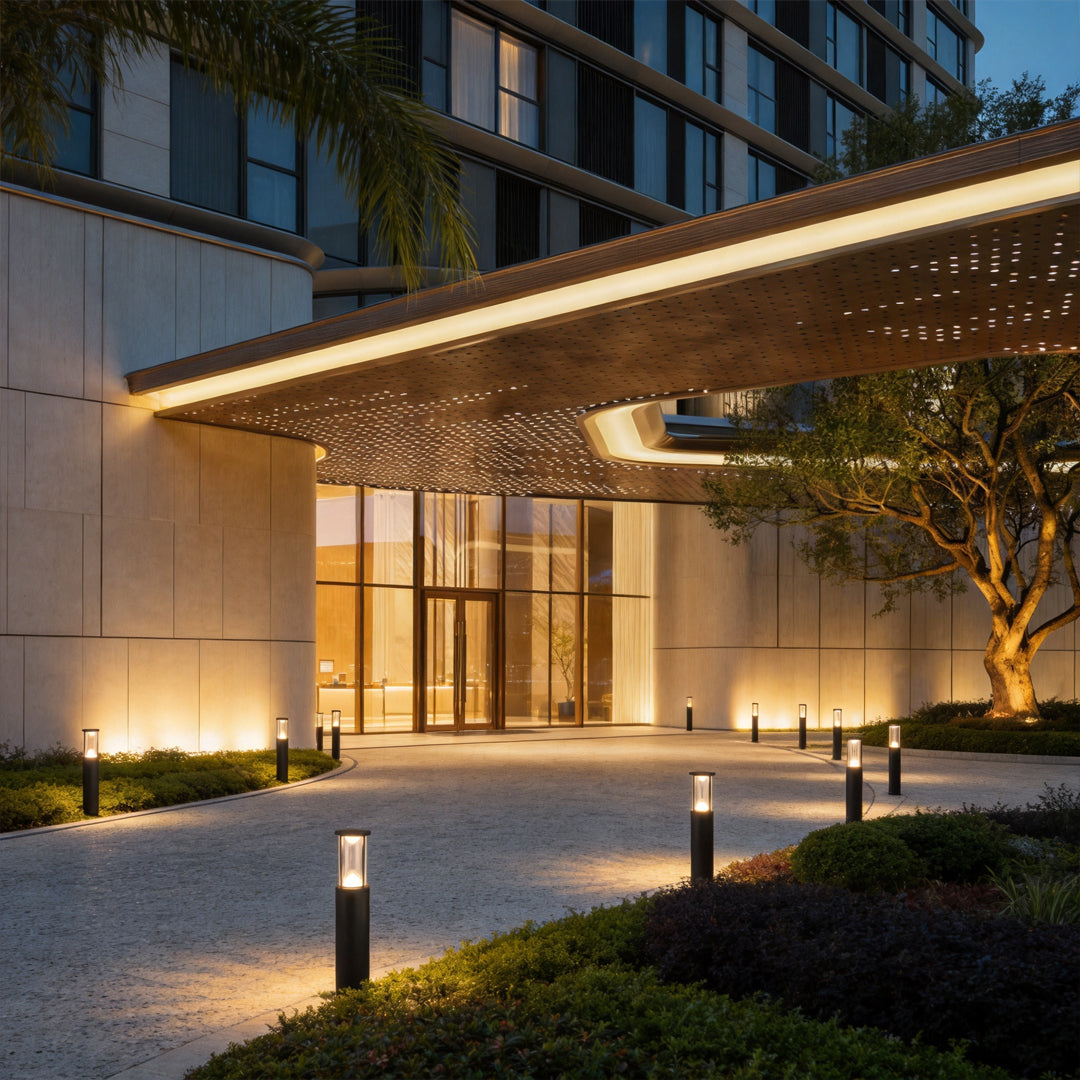 Landscape Bollard Lights Minimalist Outdoor Lawn Light