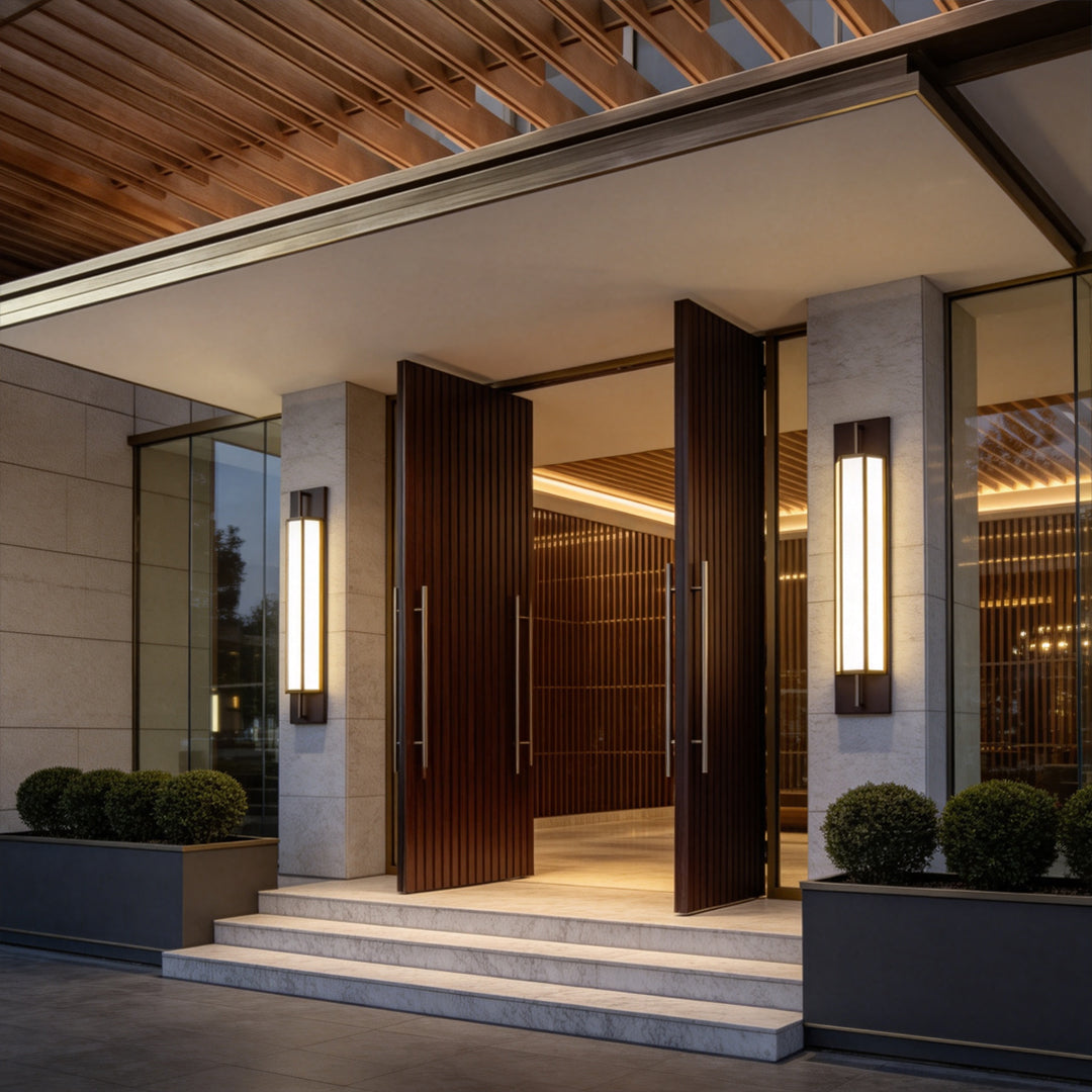 Large Outdoor Wall Light Modern Waterproof Linear light